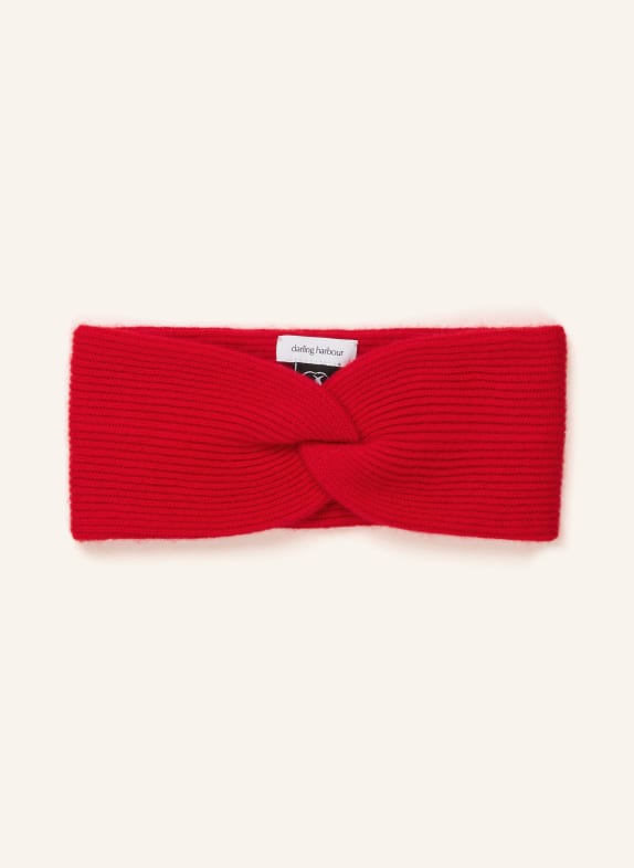darling harbour Stirnband aus Cashmere ROT