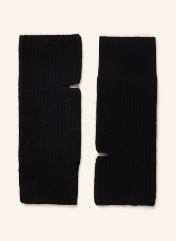 darling harbour Cashmere legwarmers BLACK