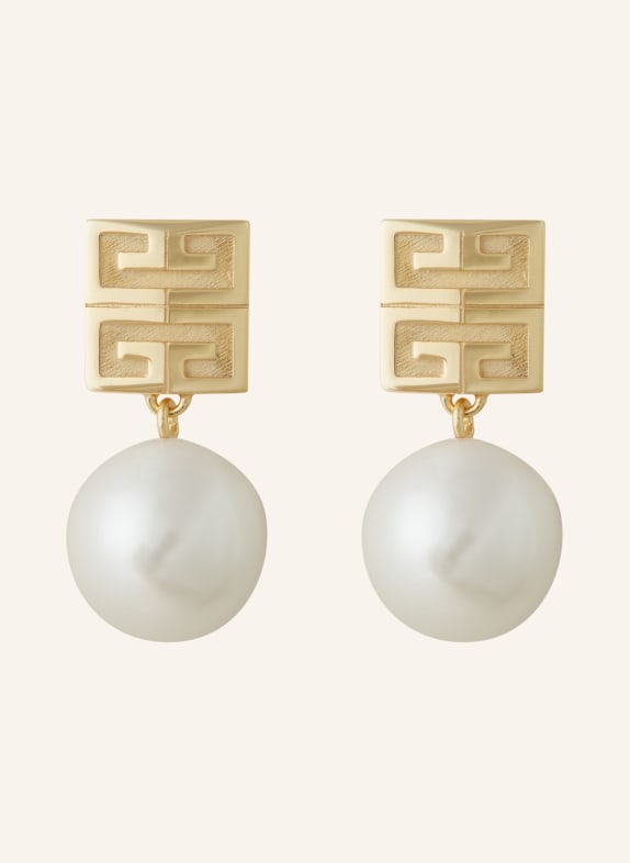 GIVENCHY Earrings GOLD/ WHITE