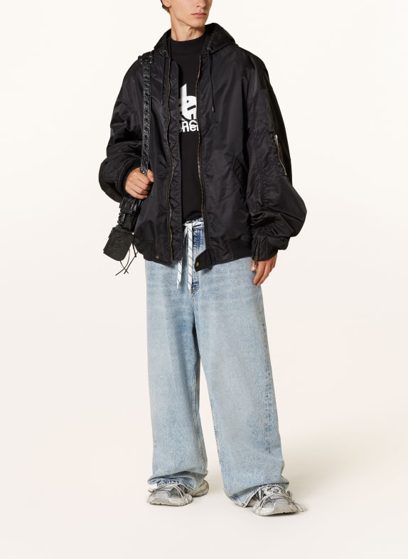 BALENCIAGA Blugi oversize 4141 ALBASTRU GHEAȚĂ