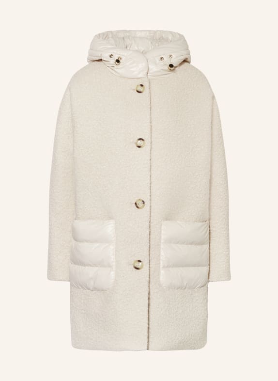 GEOX Teddyfell-Mantel CALITHE BEIGE