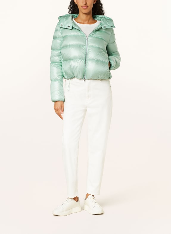 HERNO Cropped down jacket MINT