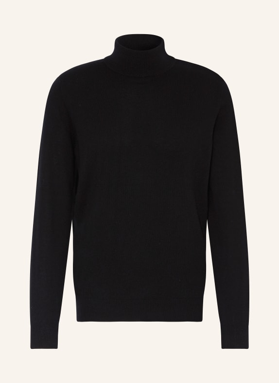 STROKESMAN'S Turtleneck sweater in cashmere BLACK