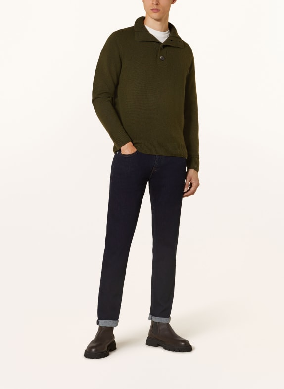 STROKESMAN'S Cashmere-Troyer FCD 37548  dark olive