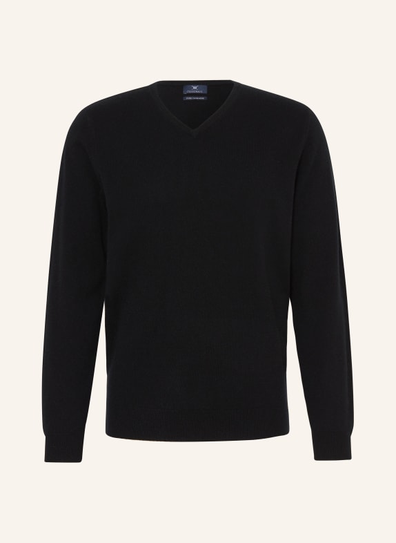 STROKESMAN'S Cashmere-Pullover SCHWARZ