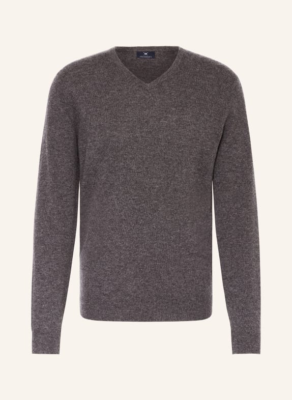 STROKESMAN'S Cashmere-Pullover DUNKELGRAU