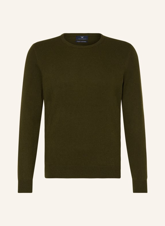 STROKESMAN'S Cashmere sweater FCD 37548  dark olive