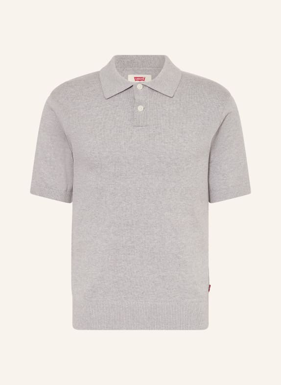 Levi's® Knitted polo shirt GRAY