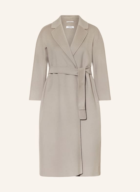 S Max Mara Wool coat ESTURIA with 3/4 sleeves GRAY