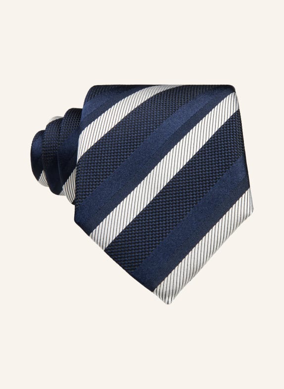 BOSS Tie DARK BLUE/ WHITE