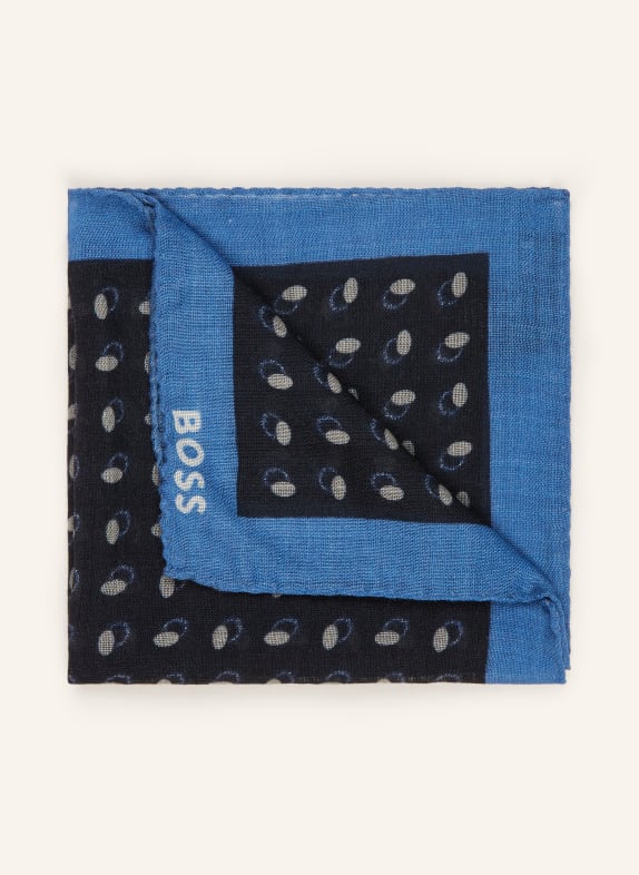 BOSS Pocket square DARK BLUE/ LIGHT BLUE/ CREAM