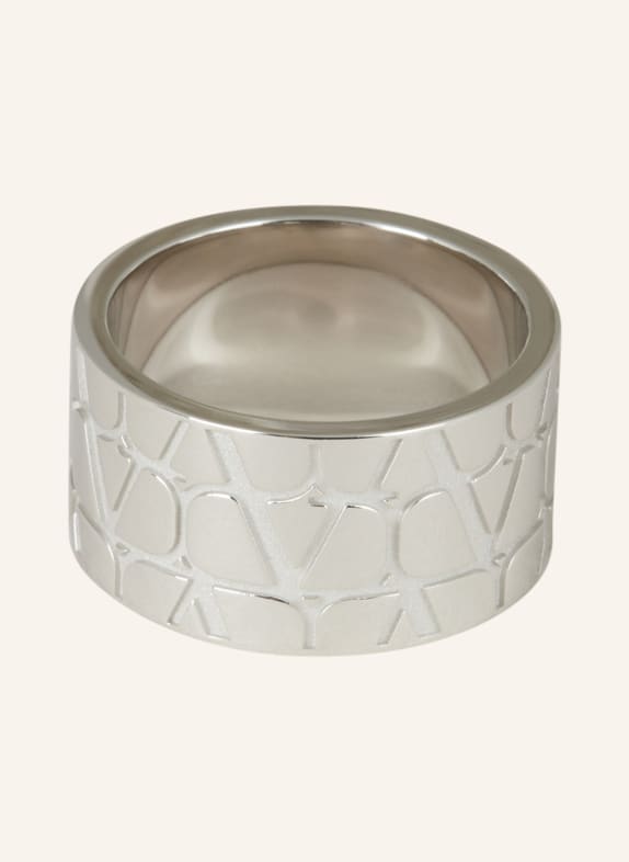 VALENTINO GARAVANI Ring TOILE ICONOGRAPHE SILVER