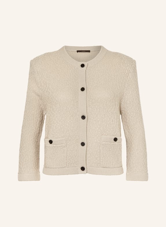 windsor. Cardigan with 3/4 sleeves LIGHT BROWN