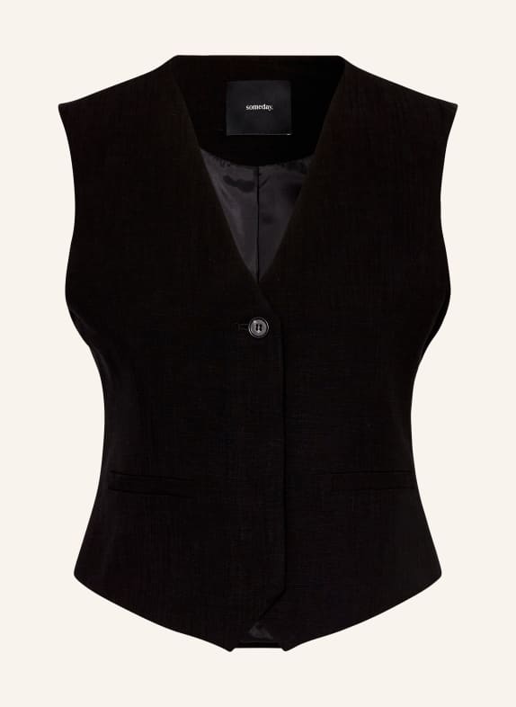someday Blazer vest NELIN BLACK