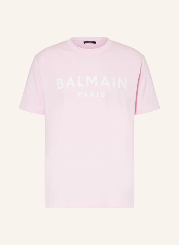 BALMAIN T-shirt RÓŻOWY