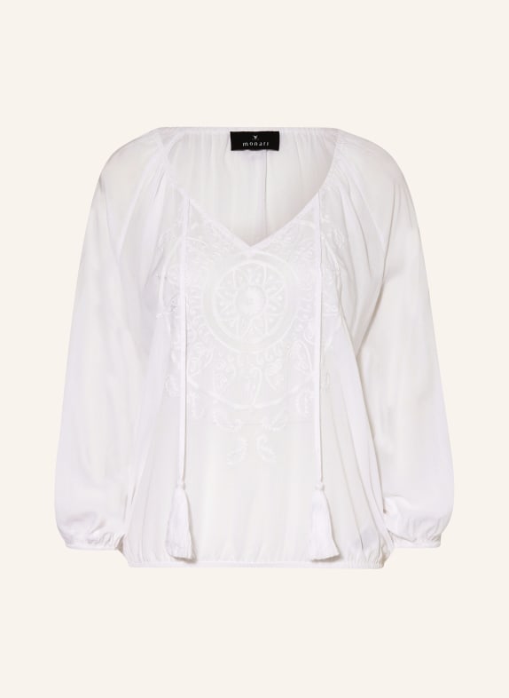 monari Shirt blouse with 3/4 sleeves WHITE