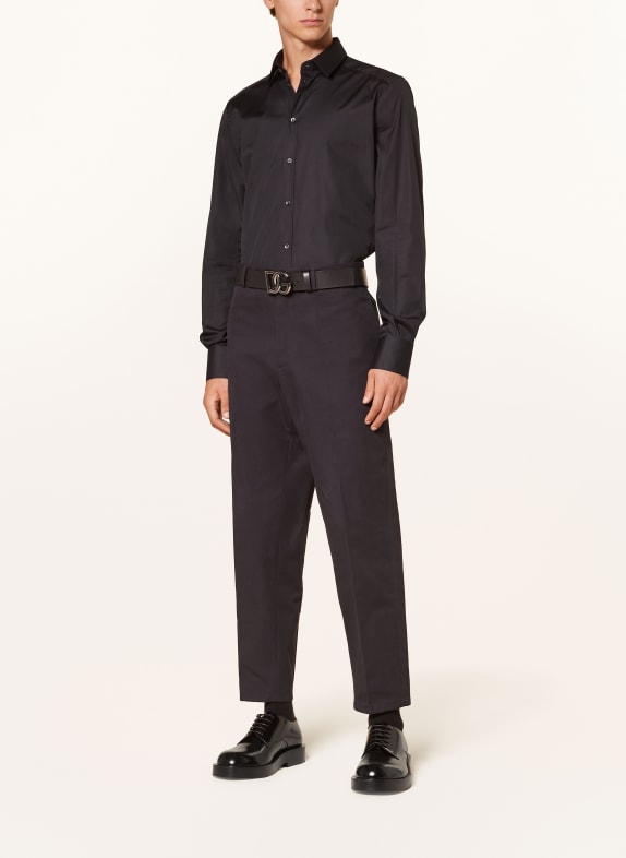 DOLCE & GABBANA Overhemd Slim Fit ZWART