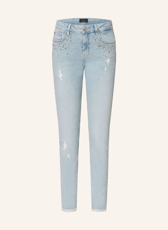 monari Skinny džíny s ozdobnými kamínky 750 jeans
