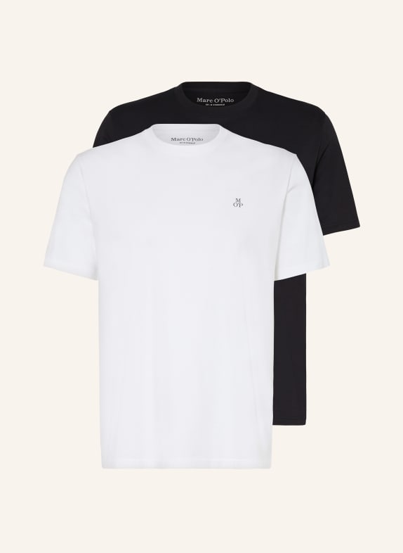 Marc O'Polo 2-pack T-shirts WHITE/ BLACK