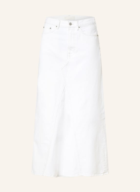 COS Spódnica jeansowa 002 WHITE DUSTY LIGHT