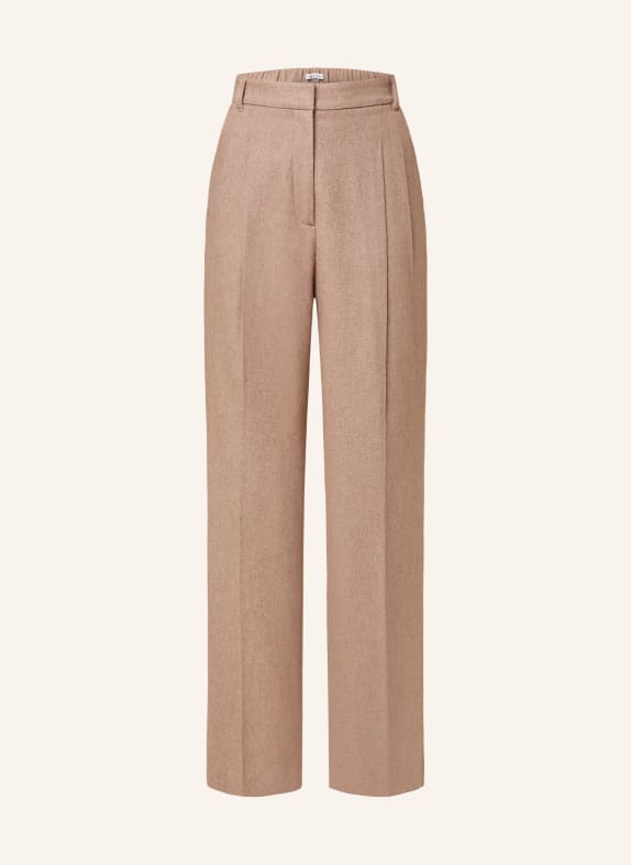 MRS & HUGS Wide leg trousers TAUPE