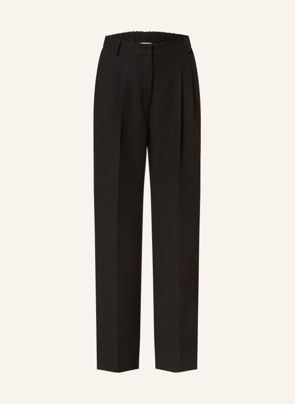 MRS & HUGS Wide leg trousers BLACK