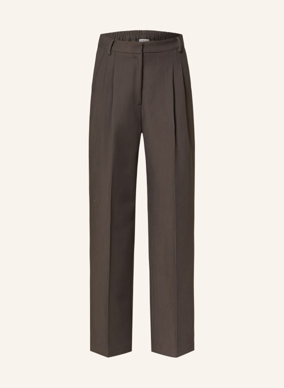 MRS & HUGS Wide leg trousers DARK GRAY