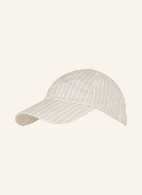Marc O'Polo Linen cap CREAM/ WHITE