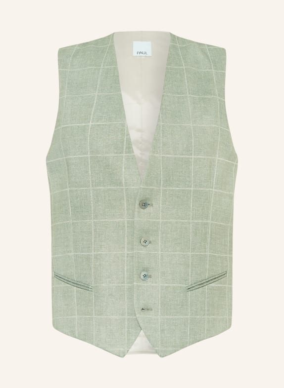 PAUL Suit vest slim fit 710 GREEN