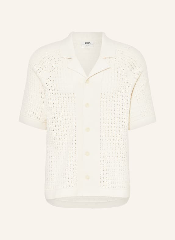COS Knit shirt relaxed fit CREAM