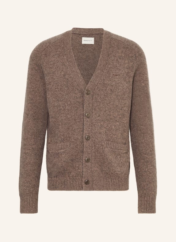 GANT Strickjacke BRAUN
