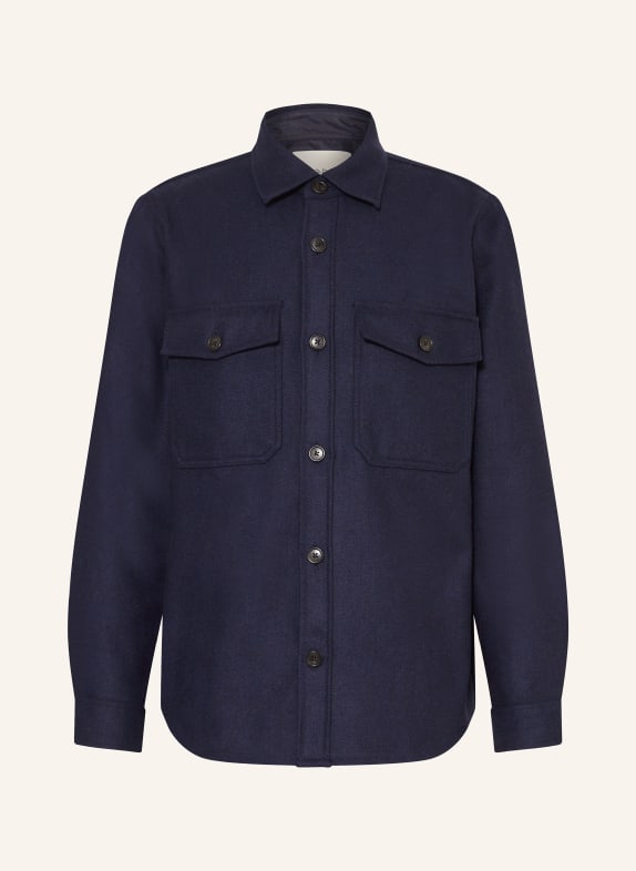 GANT Flanell-Overjacket DUNKELBLAU
