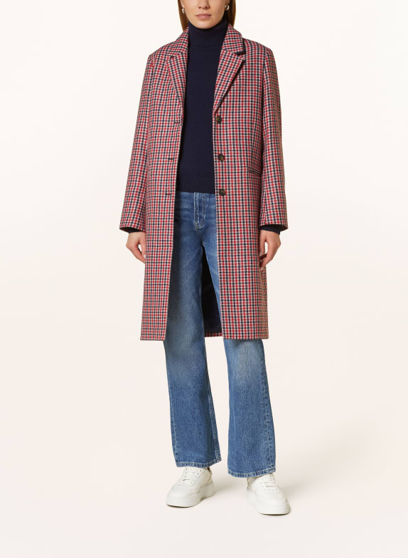 GANT Wool coat RED/ DARK organic/ LIGHT RED