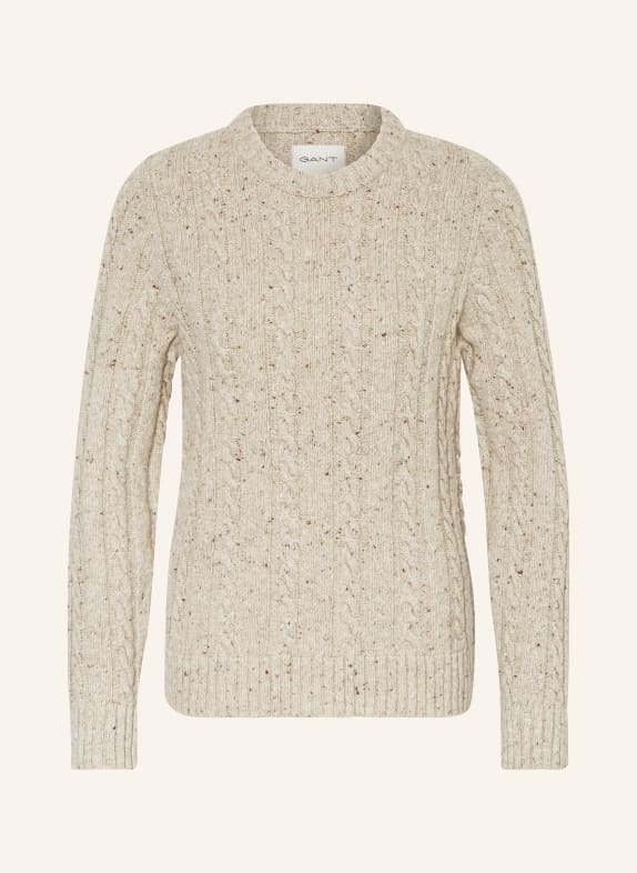 GANT Pullover BEIGE