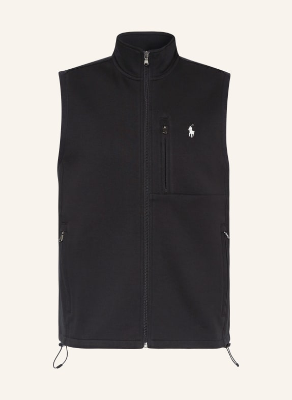 POLO RALPH LAUREN Sweatshirt fabric vest BLACK