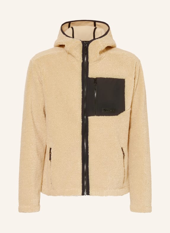 Ziener Fleecejacke JUHA SCHWARZ/ CAMEL