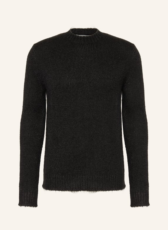 JIL SANDER Alpaca sweater BLACK