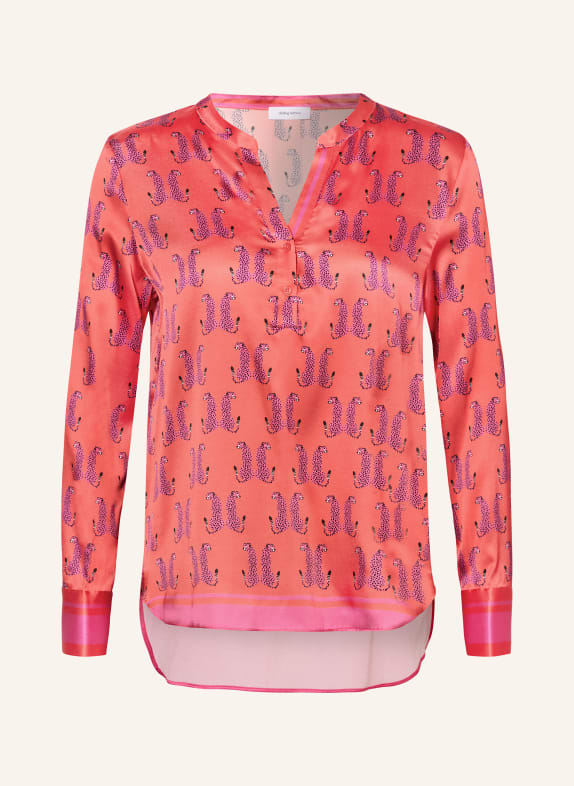 darling harbour Blusenshirt aus Seide ROT/ PINK