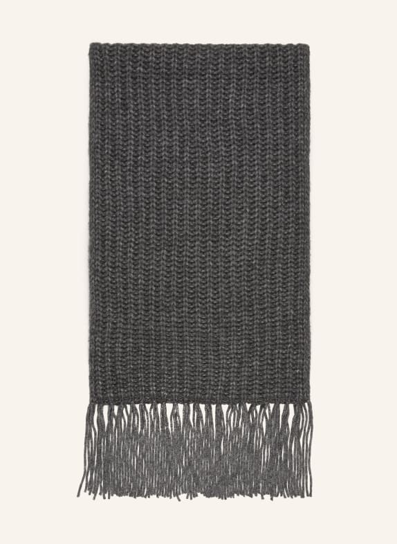 MRS & HUGS Cashmere scarf DARK GRAY