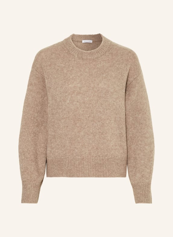 MRS & HUGS Cashmere-Pullover TAUPE