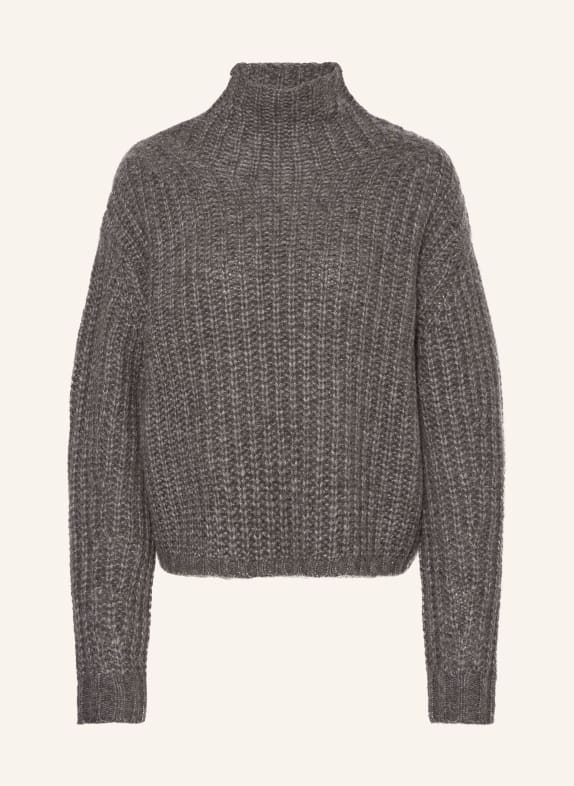 MRS & HUGS Cashmere-Pullover DUNKELGRAU