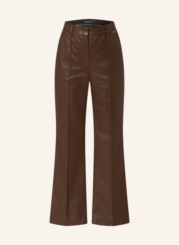 MARC CAIN Essential Fleece Pants 691 deep wood