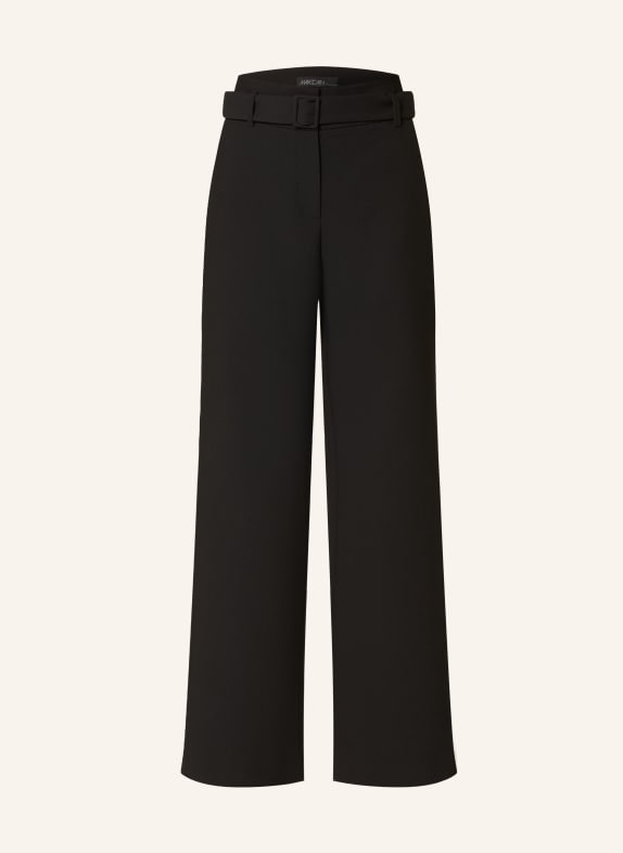 MARC CAIN Wide leg trousers 900 BLACK