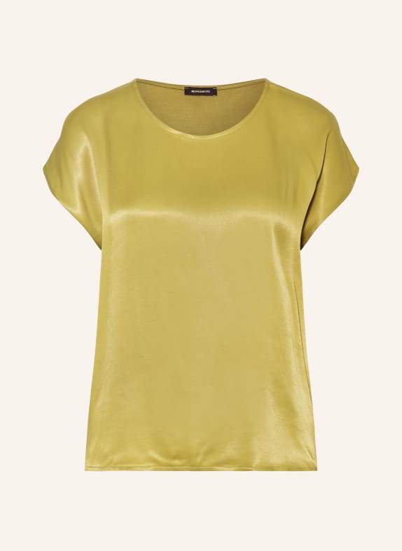 MORE & MORE Blusenshirt aus Satin OLIV