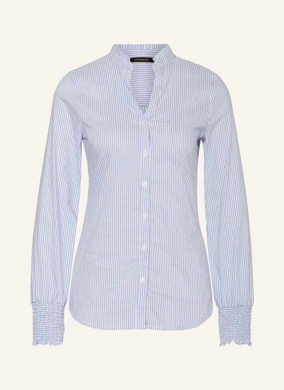 MORE & MORE Blouse LIGHT BLUE/ WHITE