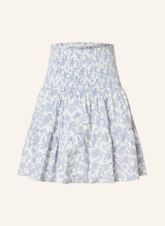 NEO NOIR Skirt CORDOVA with frills LIGHT BLUE/ WHITE
