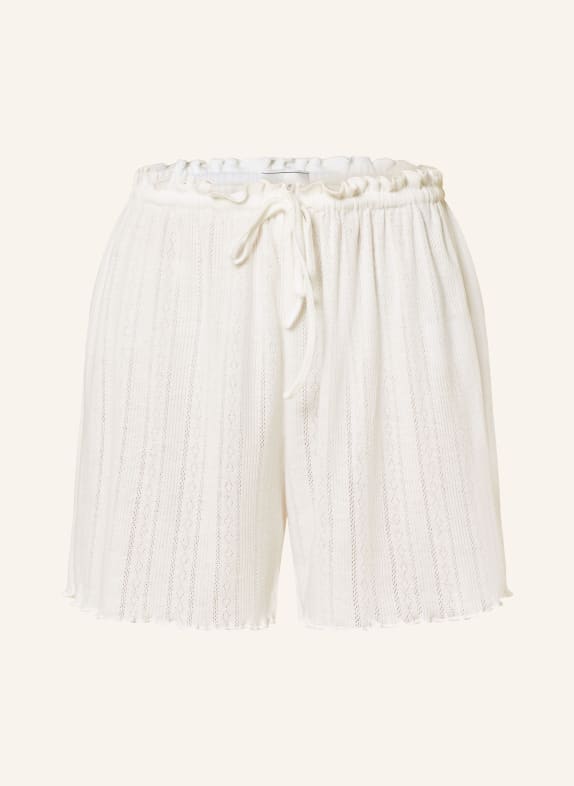 NEO NOIR Knit shorts MERRITT CREAM/ WHITE