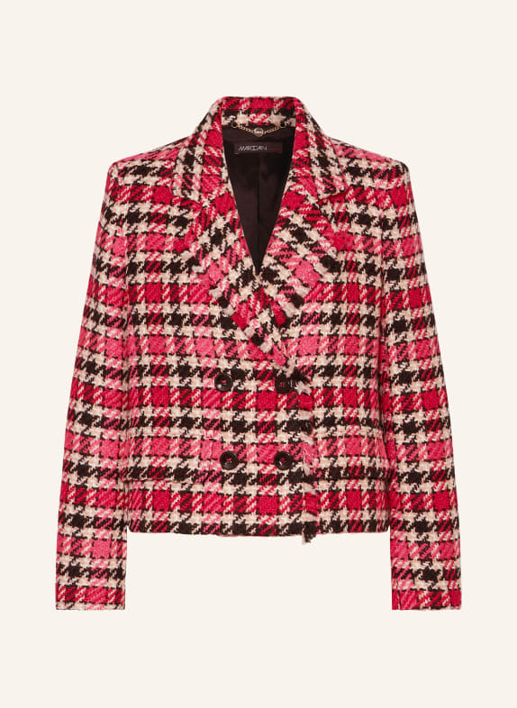 MARC CAIN Tweed-Blazer 244 dragon fruit