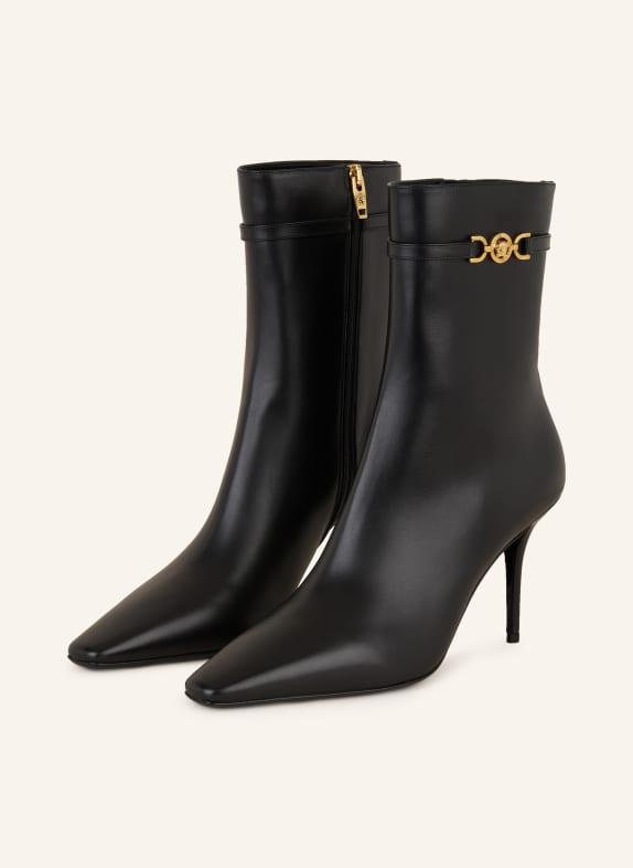 VERSACE Ankle boots BLACK