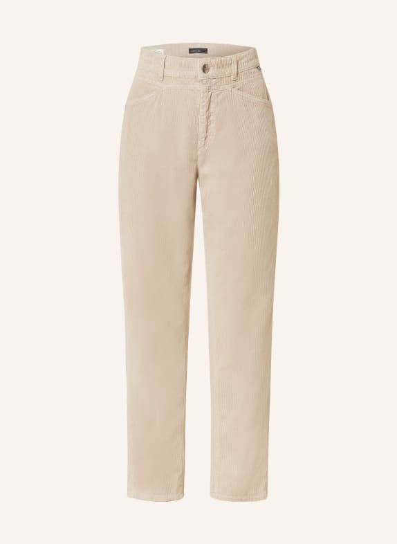 MARC CAIN 7/8 trousers in corduroy 646 warm stone